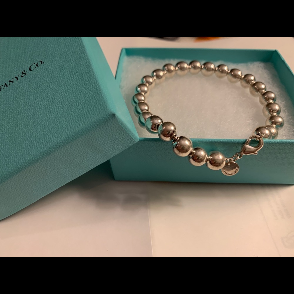 Tiffany & Co Hardware Ball Bracelet 925 Sterling
